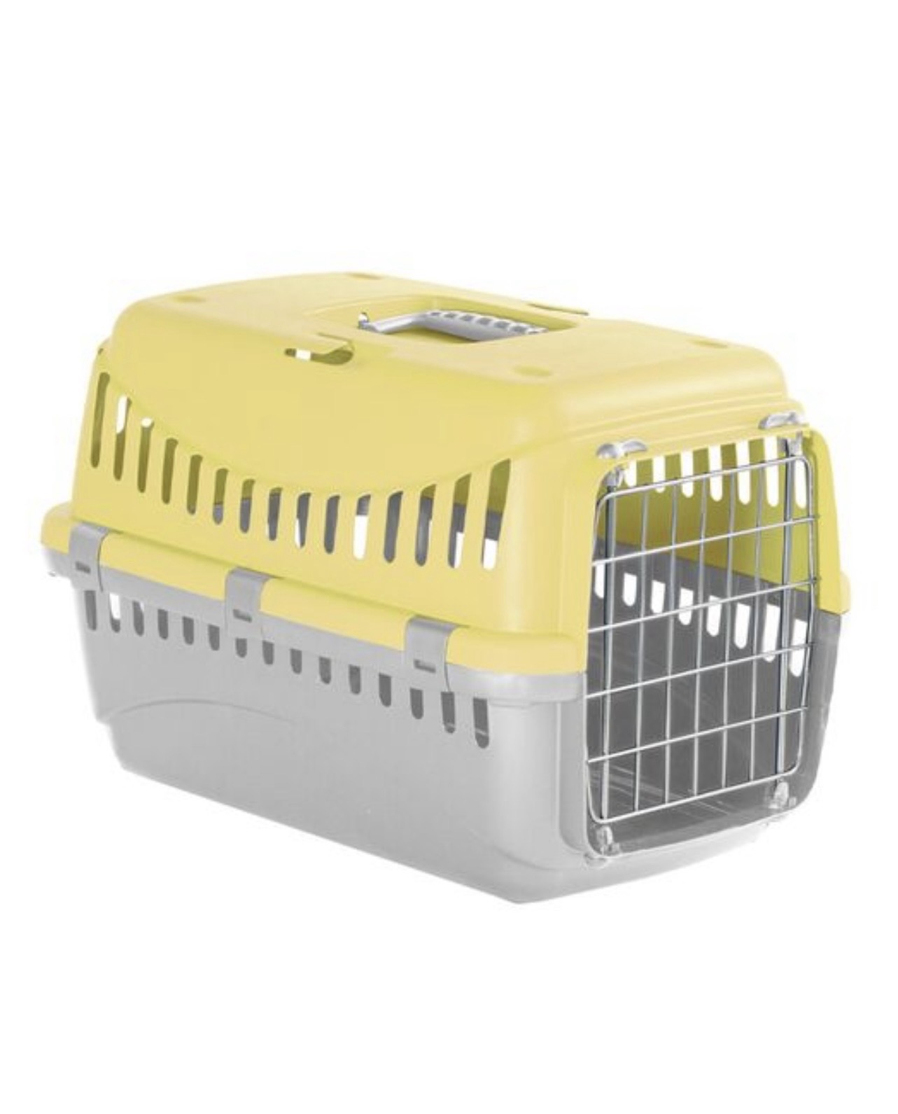 Κλουβί Μεταφοράς Κίτρινο 58x38x38cm